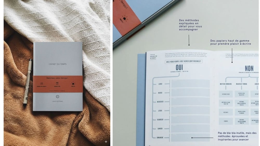 Le Carnet du Temps, pour reprendre le contrôle de votre emploi du temps