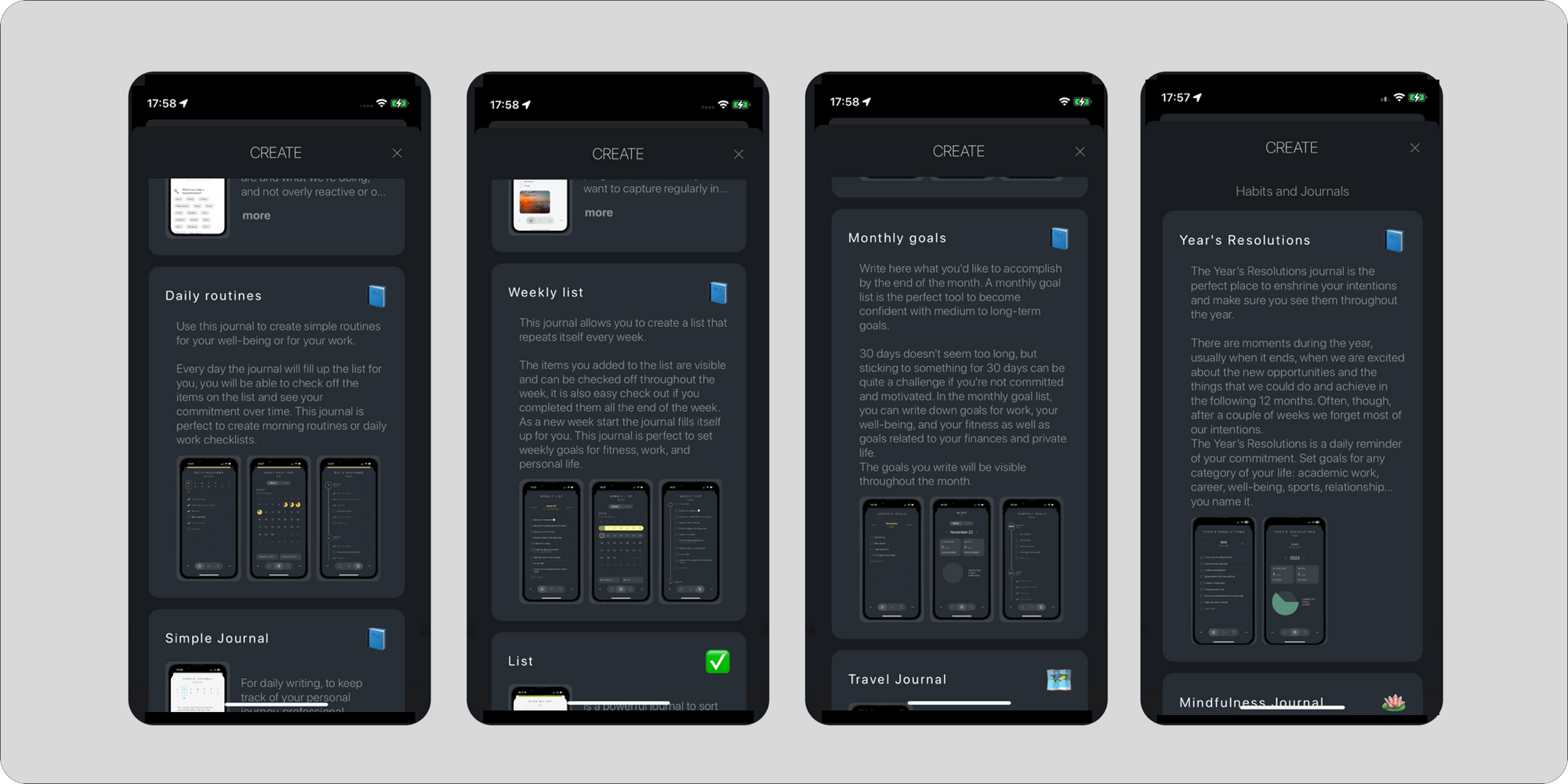 How to create recurrences