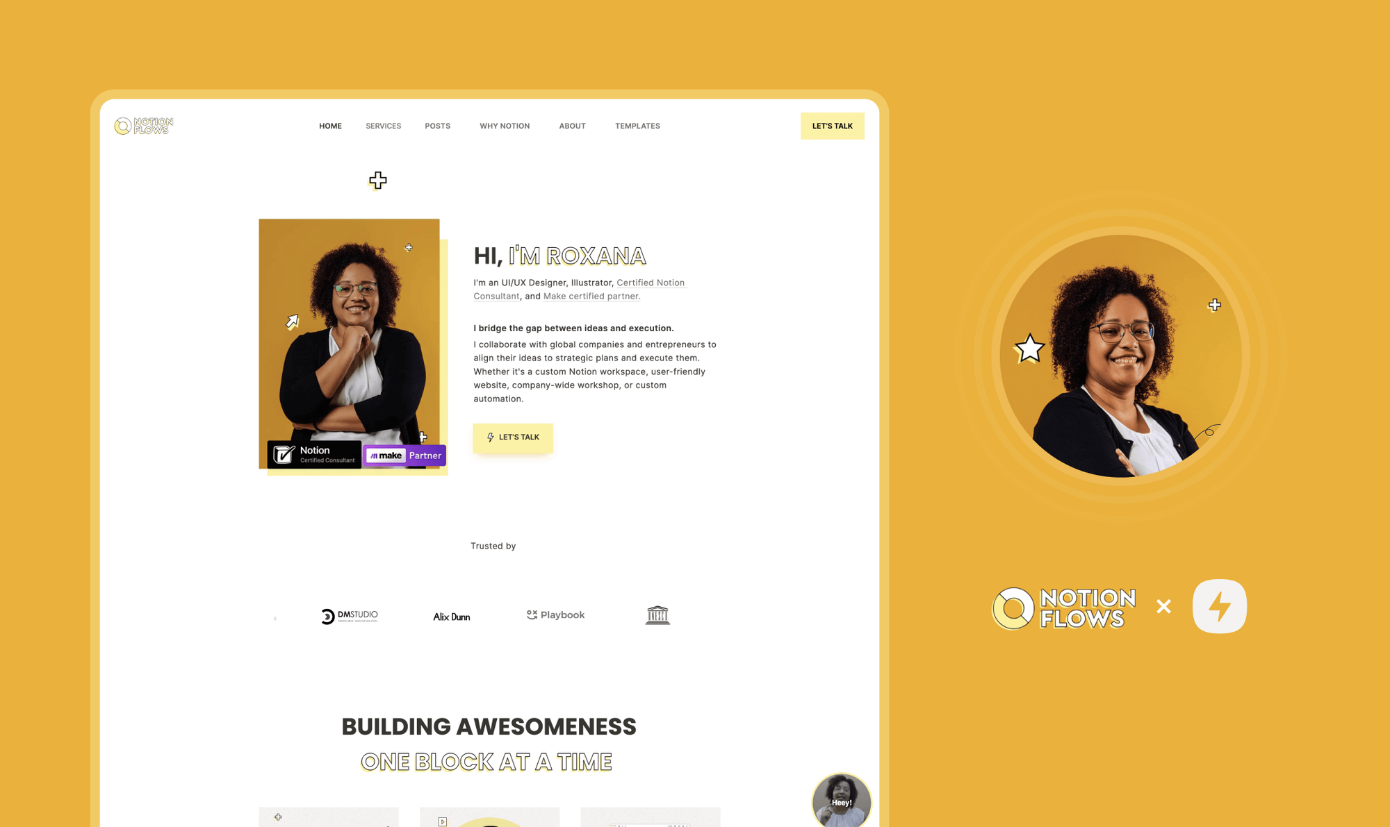 Roxana’s Journey from UX/UI Designer to Notion Consultant with Super—NotionFlows
