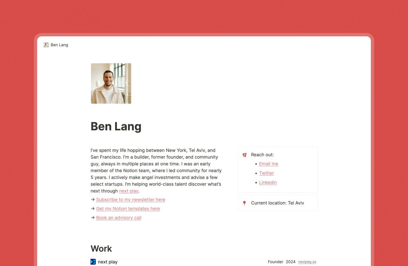 Ben Lang