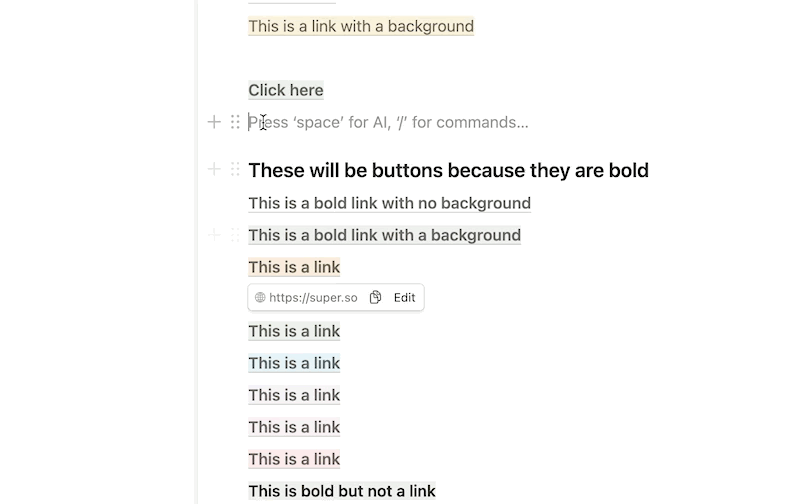 creating a notion button with custom css