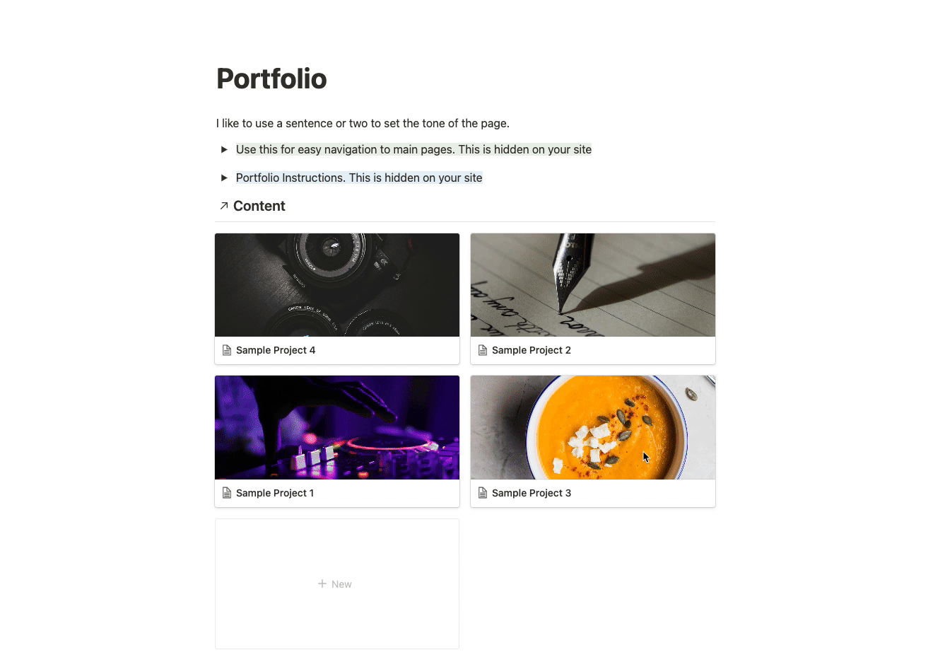 Make a portfolio post!
