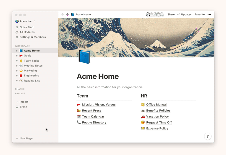 Delete & restore pages