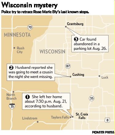 Where is Rose Marie Bly? The young St. Croix Falls, Wis., mother disappeared in August, leaving barely a trace