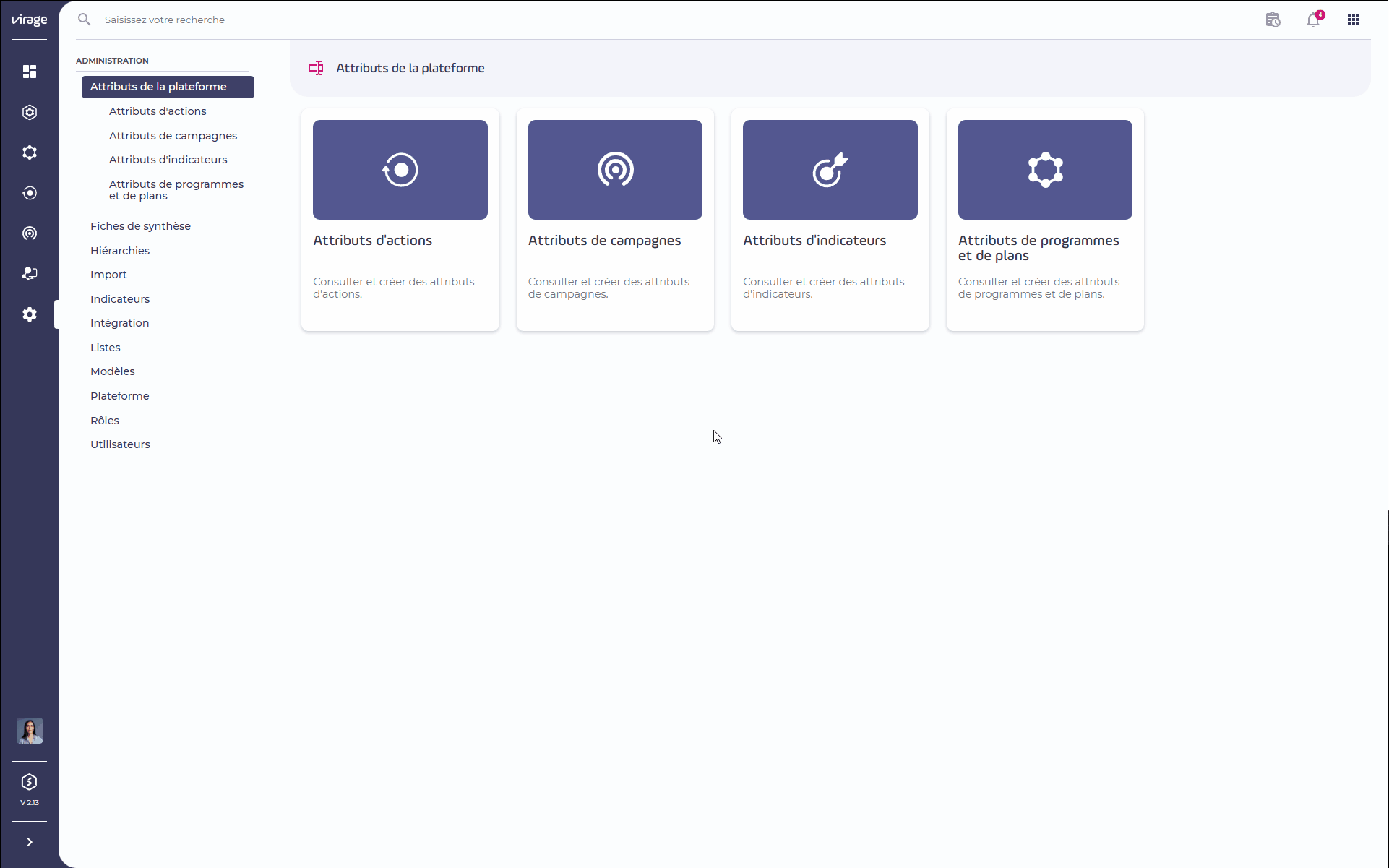 Création d’un attribut d’indicateur de type liste