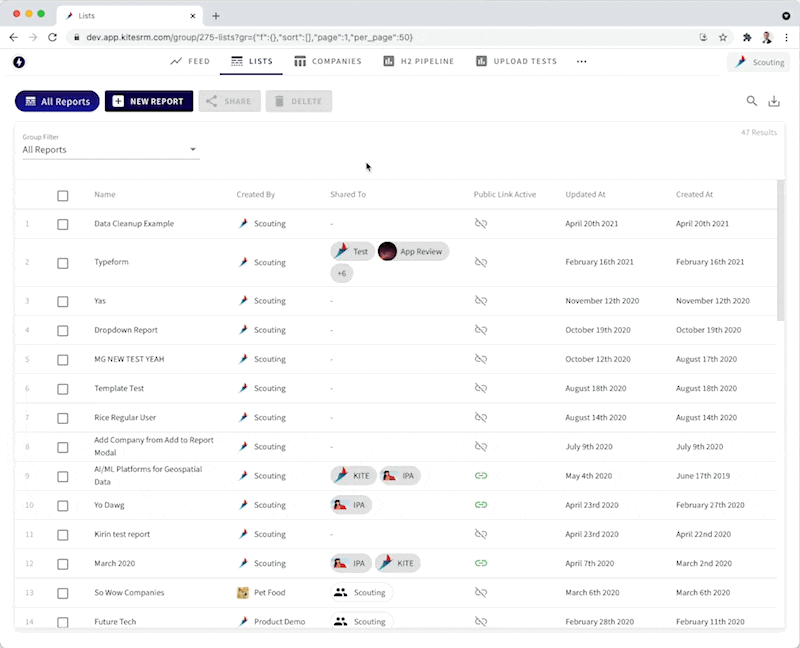 Invite internal teams and external partners
