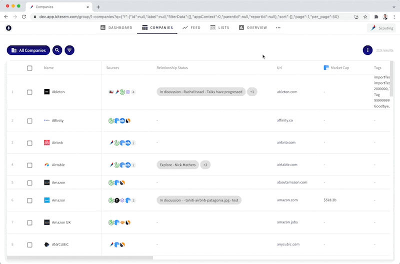Group Table Configuration
