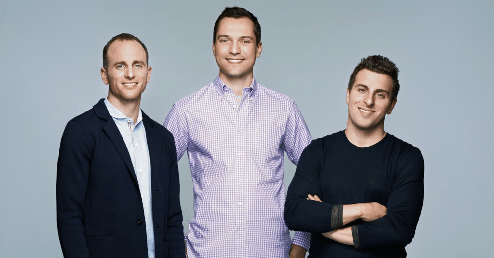 Les cofondateurs d’Airbnb : Joe Gebbia, Nate Blecharczyk et Brian Chesky
