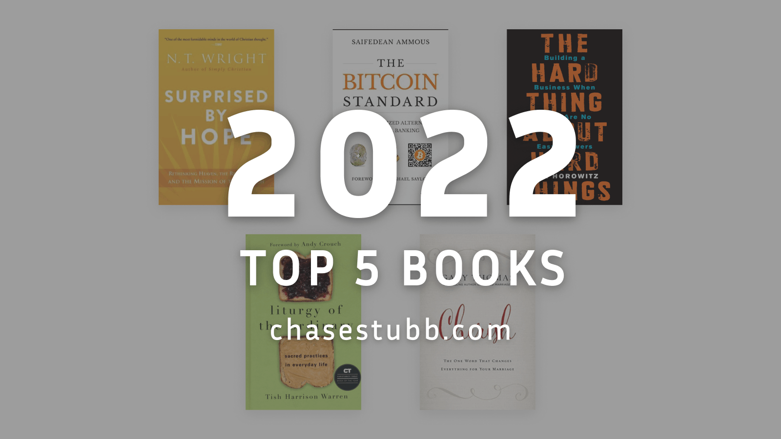 My Top 5 Books of 2022