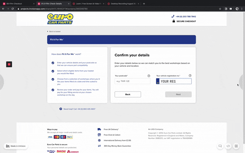 Eurocarparts — Fit it for me