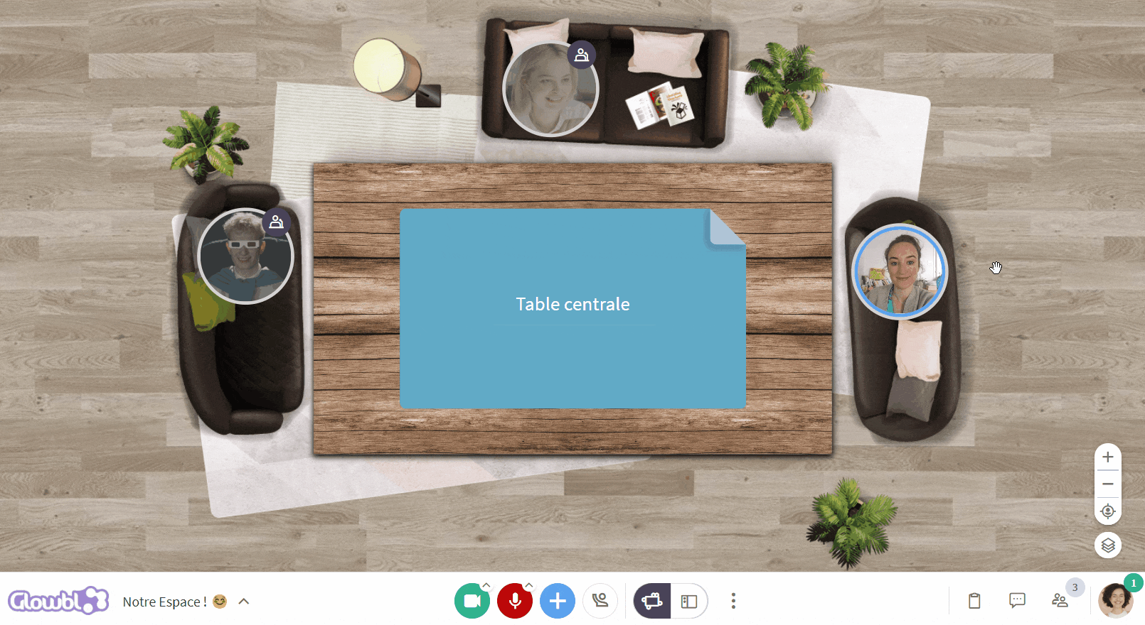Se projeter dans la table