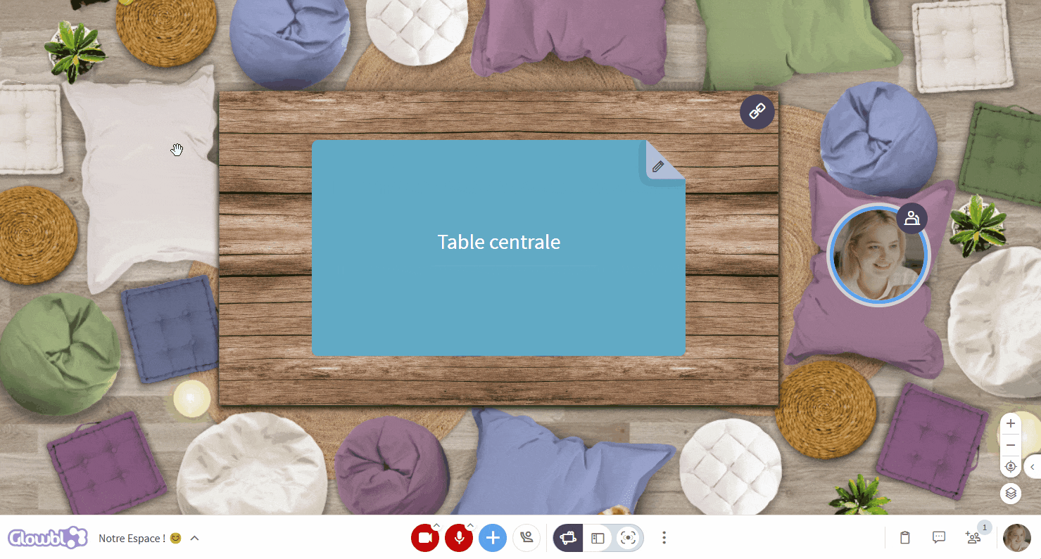 Projeter un nouveau contenu depuis la table
