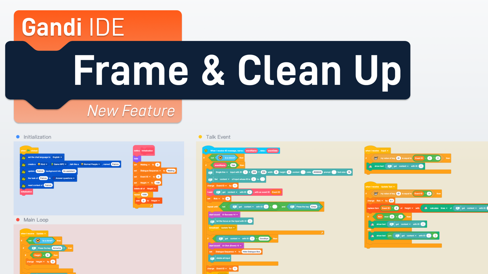 Scratch Blocks Have Never Been So Neat And Clear - Gandi IDE
