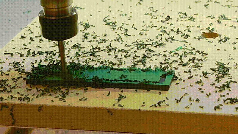 CNC Machining Gomuban, a Relief Printing Substrate