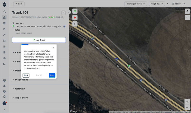 Samsara’s Living GPS Demo