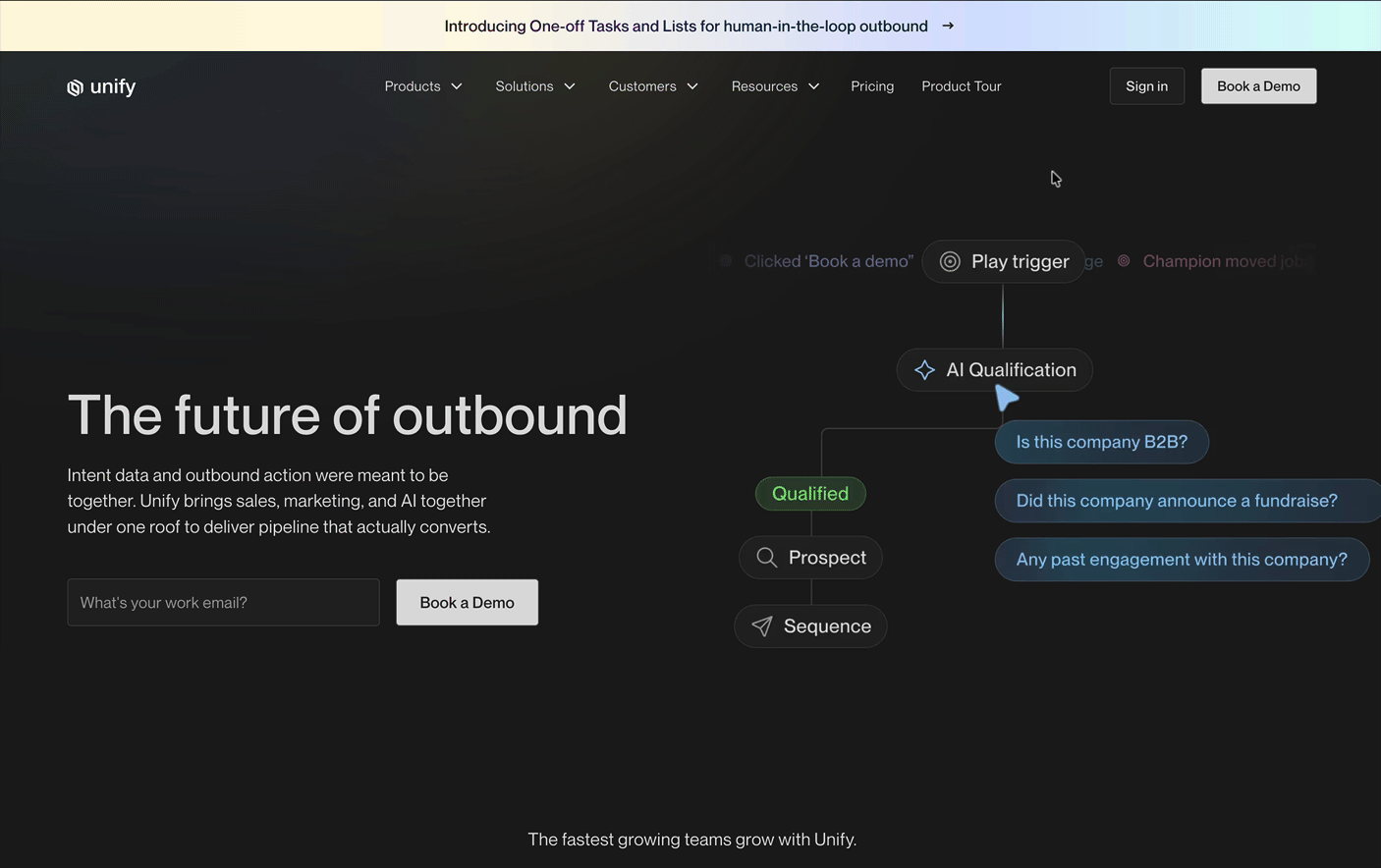 Unify’s CTA That Reads Intent