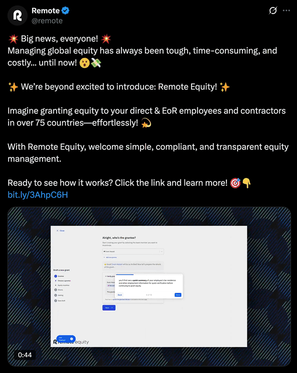 Remote’s Demo, Right On Twitter